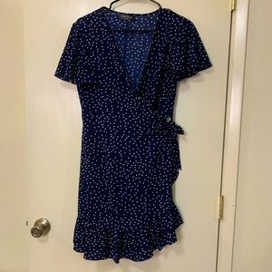 Polka dot Wrap Dress